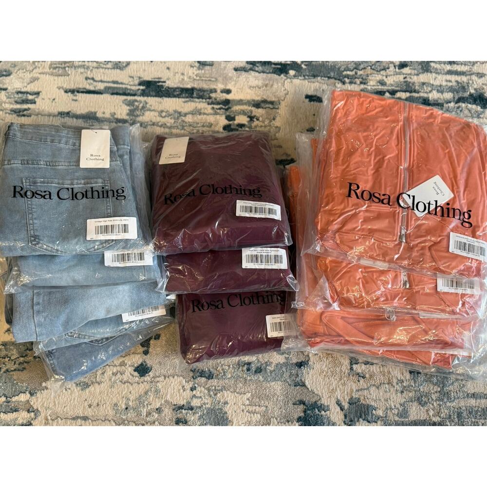 14 Pieces New Rosa Clothing Boutique Apparel, New in Bags